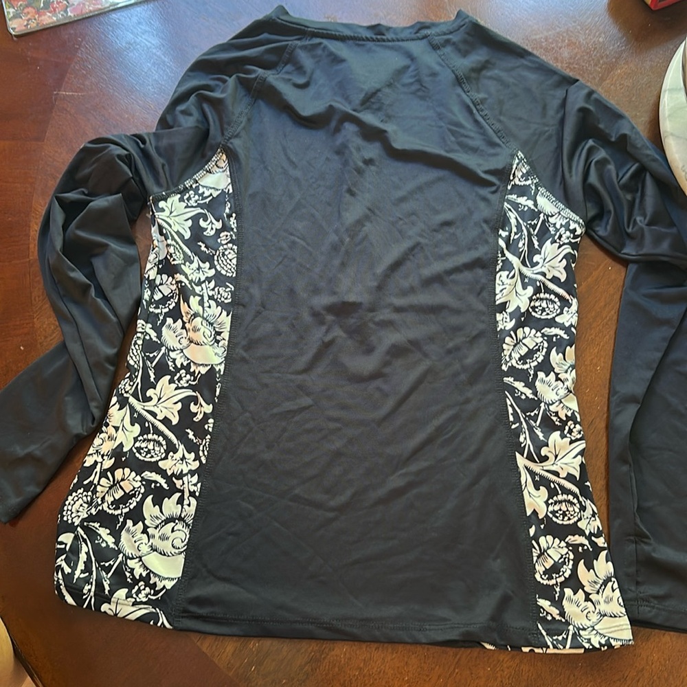 Blue Long Sleeve Tee   SPF material